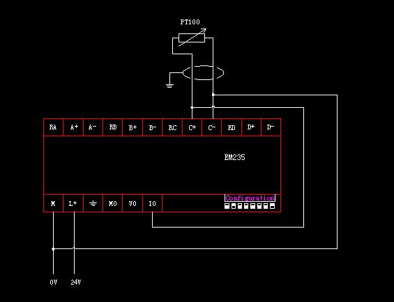 主题:求助pt100与em235接线图