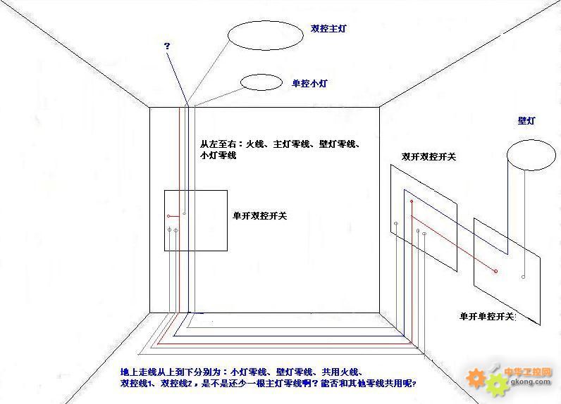 主题:这个照明接线图有问题吗?