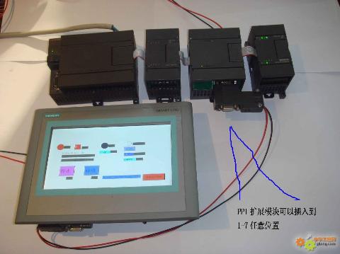 请用它接smart700触摸屏