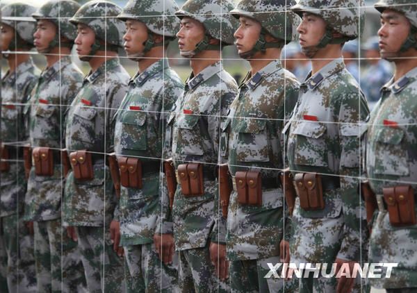 主题:阅兵村:跳动的"五线谱[组图]