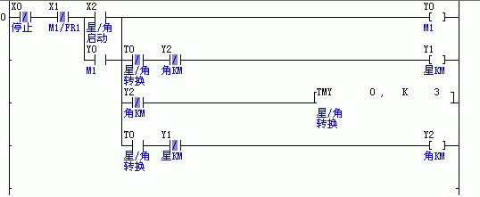 附件:   这是在上面梯形图基础上,将后面的部分改用了置位/复位指令